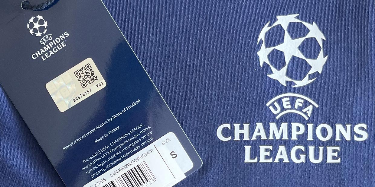 UEFA hang tag